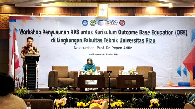 Fakultas Teknik Universitas Riau Gelar Workshop Penyusunan RPS Berbasis Outcome Based Education (OBE)